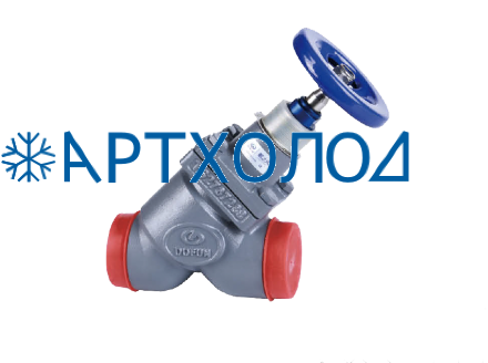 Запорный вентиль прямоточный SVD-S DN6 (комплектация с маховиком) Dofun