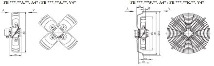 Вентилятор осевой ZIEHL-ABEGG FB035-SDK.2C.V4P Ziehl-Abegg