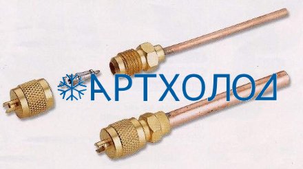 Клапан Шредера с трубкой 3/16 Zenny Клапан Шредера с трубкой 3/16 Zenny