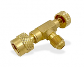 Вентиль с нажимом на ниппель DSZH WK-VC4 (M5/16"SAE х F1/4"SAE)