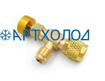Вентиль с нажимом на ниппель FavorCool FC-34C (M5/16"SAE х F1/4"SAE)