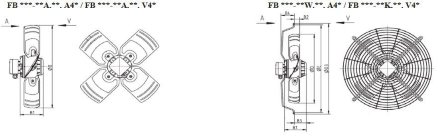 Вентилятор осевой ZIEHL-ABEGG FB045-VDK.4F.V4S Ziehl-Abegg