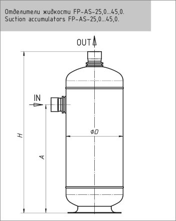 Отделитель жидкости FP-AS-25,0-258 Frigopoint