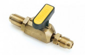 Вентиль для заправочных шлангов (M1/4"SAE х M1/4"SAE) BVM