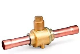 Вентиль шарововый со штуцером SBV(M)-JA3YHSY-2-S (ZBC-3/8s) Sanhua