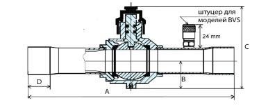 Вентиль шаровой CVE 014 Alco Controls